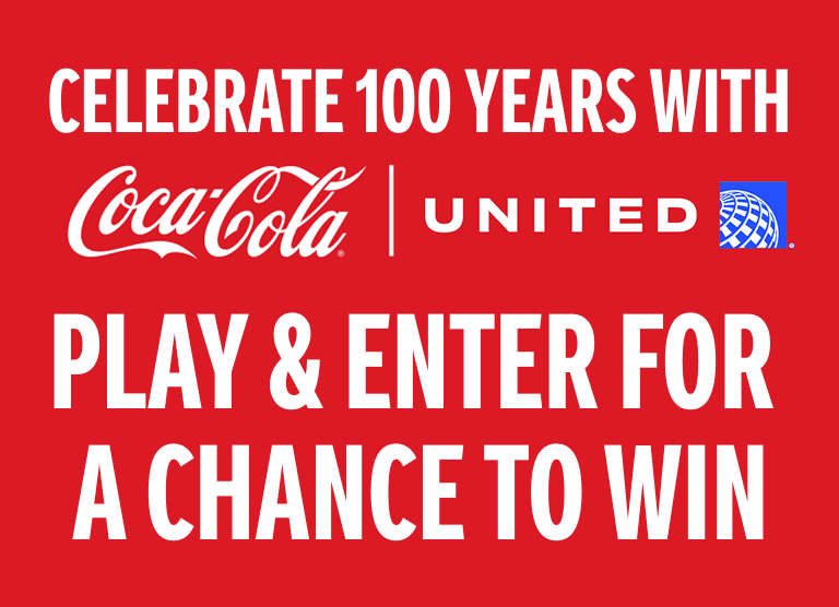 Coca-Cola® x United Airlines® 100 Years of United Promotion
